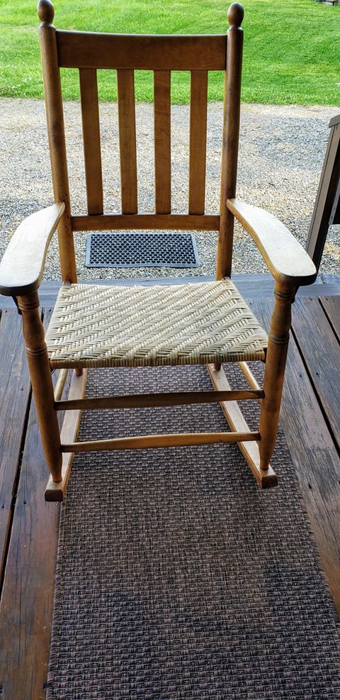 New England Porch Weave Chair Seat Weaving for Antique Chairs antique vintag 